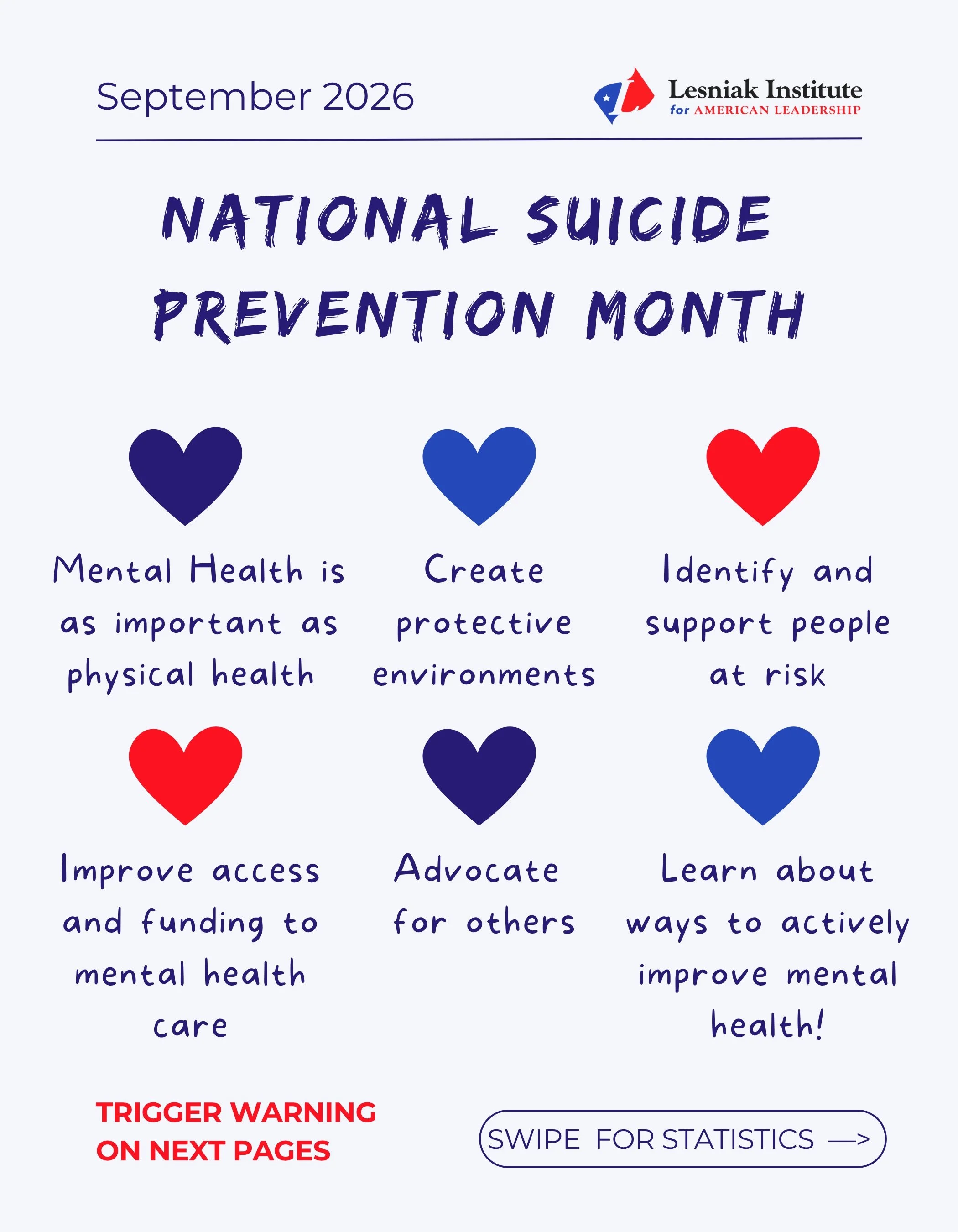 The next time someone questions the importance of suicide prevention... show them this post. We encourage everyone on here to advocate for increased access to mental health services and showcase healthy methods for taking care of yourself. Until thes