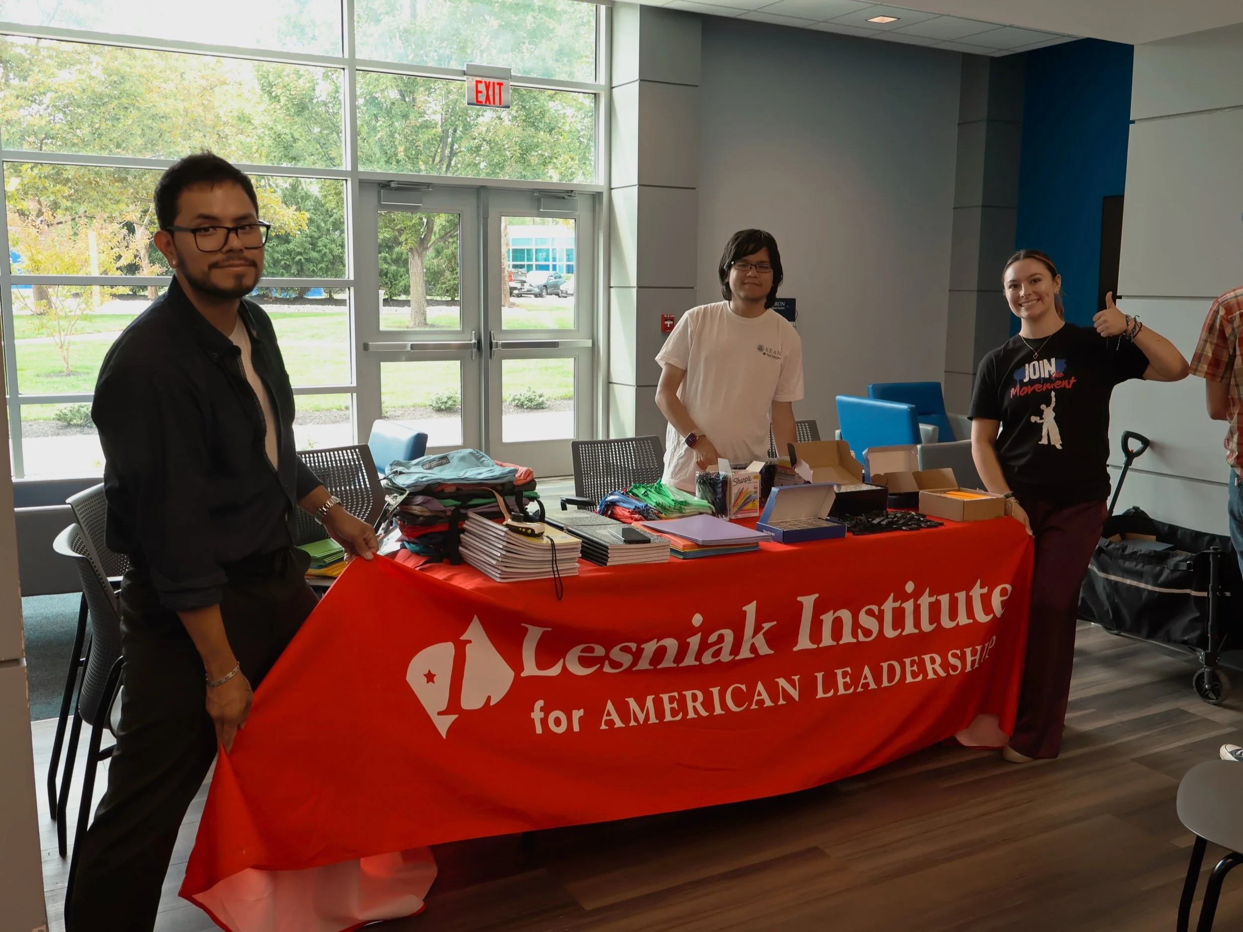 HRI Unites: Care Package Drive 💙

We had an amazing time partnering with The Kean Human Rights Institute to put together back-to-school care packages for our friends at Josephine&rsquo;s Place! With the help of our Ambassadors, Interns, and Kean Stu