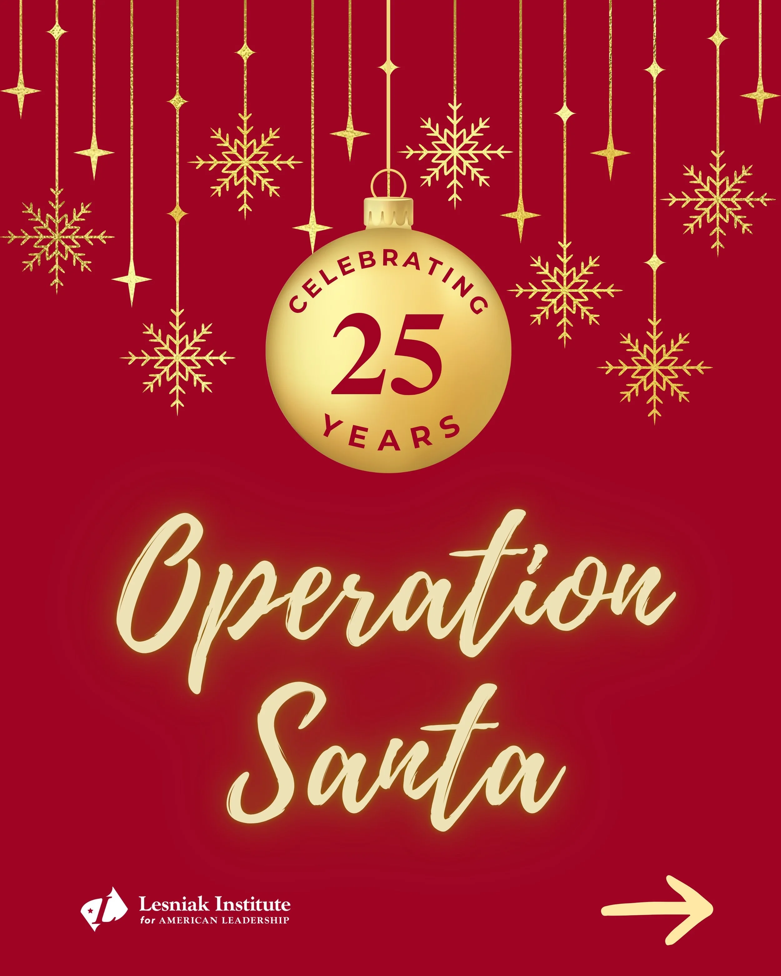 2️⃣5️⃣ YEARS OF HOLIDAY MAGIC! ✨ That&rsquo;s 25 years of smiles, surprises, and a whole lot of love from our community! 😍

🎅 Operation Santa is BACKKK, and we&rsquo;re ready to make this holiday season extra special! Whether you&rsquo;re donating 