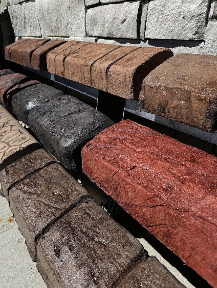 Give your landscape a clean, finished look with continuous custom concrete curbing. With a variety of colors, textures and patterns, we can customize your curbing to fit your home and landscape. Whether you’re updating an existing landscape or starti