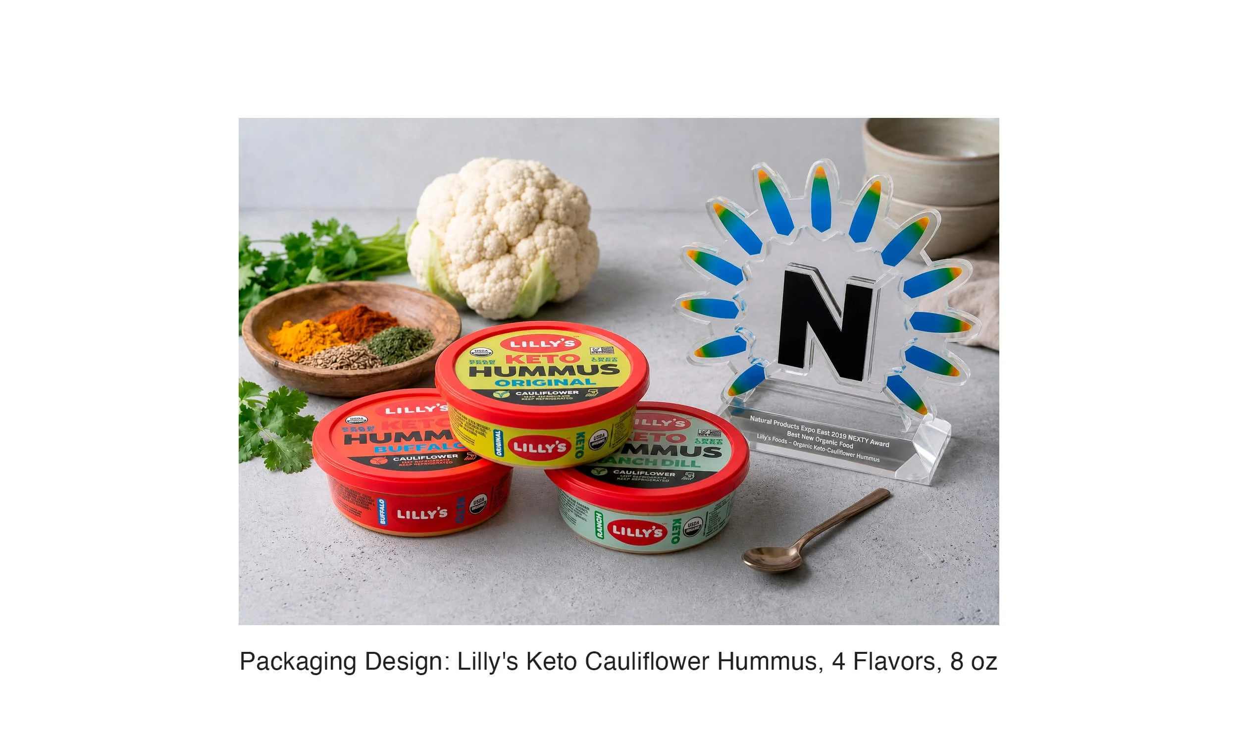 Designed packaging and launched a four-SKU organic keto line. Winner of the Natural Products Expo East 2019 NEXTY Award, Best New Organic Product.