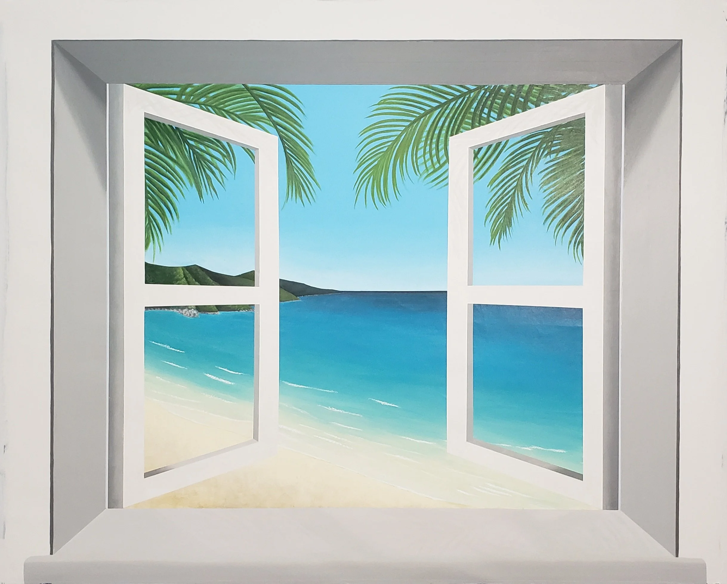 Unblockable View  Trompe L'oeil Mural Discovery Call