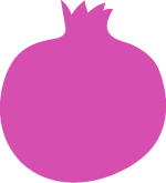 pink pomegranate illustration