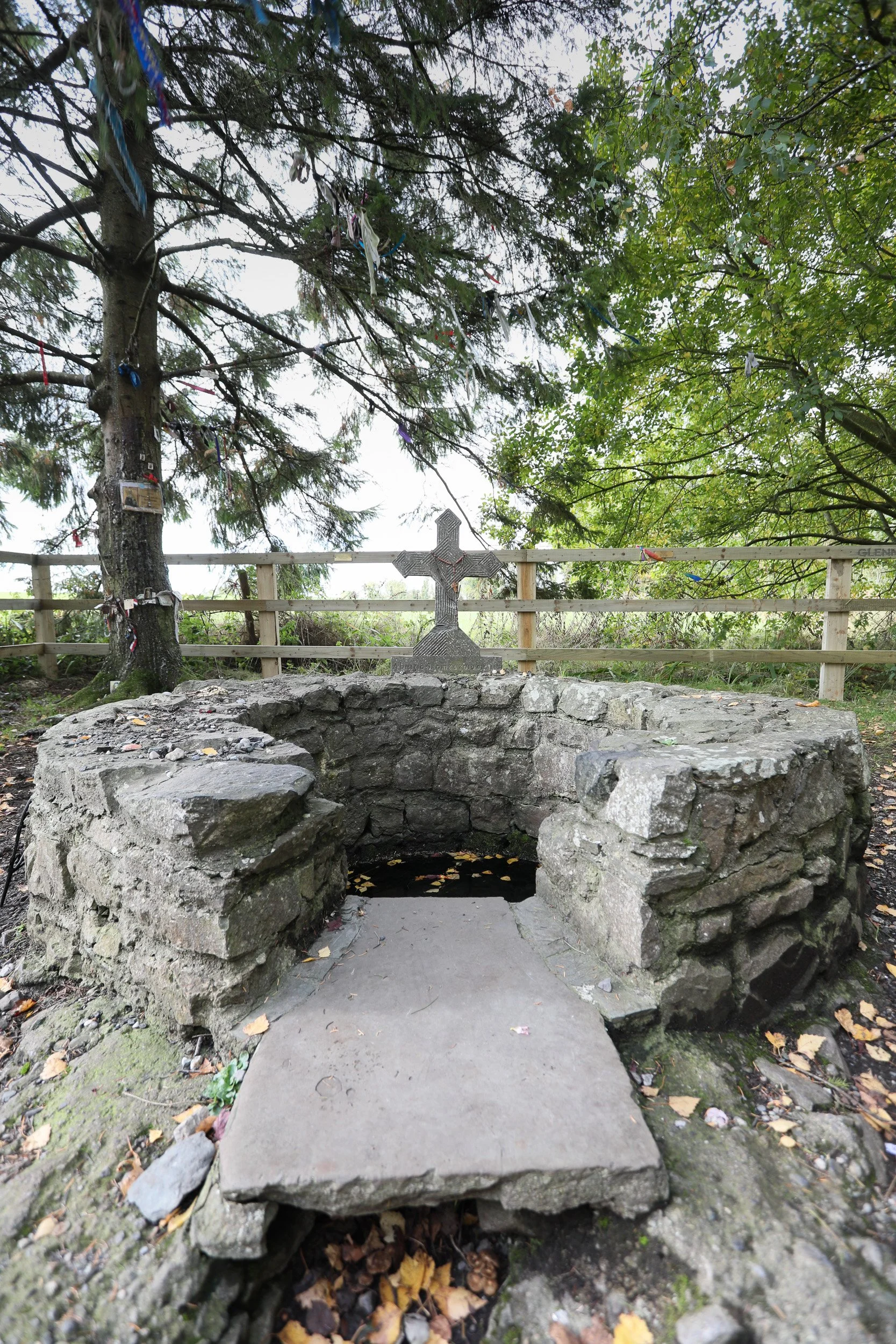 Holy Well of St. Brigid in October photographed in Ireland on my personal spiritual journey and pilgrimage.