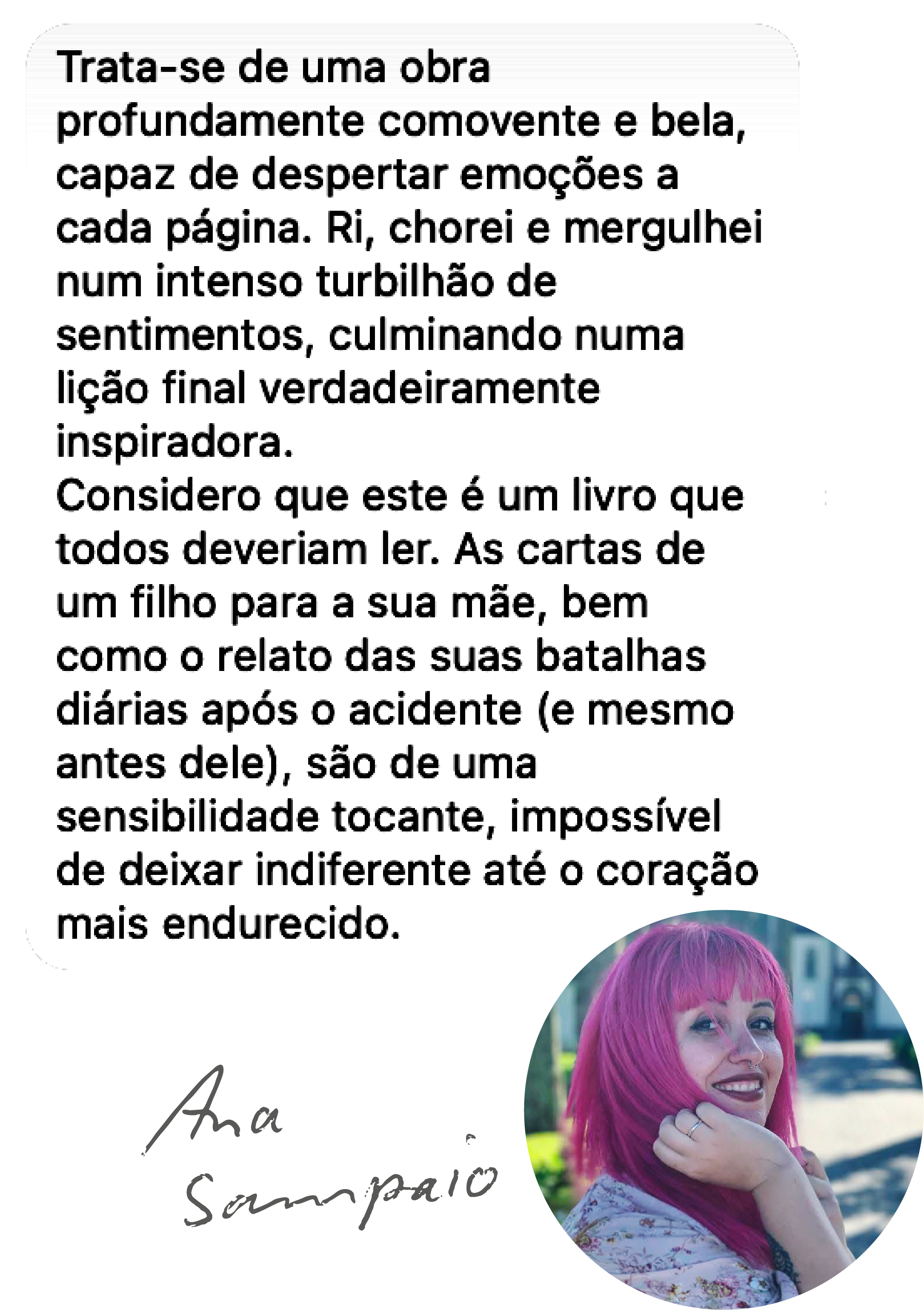 Pessoa com cabelo rosa claro e cabelo roxo vibrante, sorrindo, ao ar livre, usando jaqueta de tricô com padrões florais.