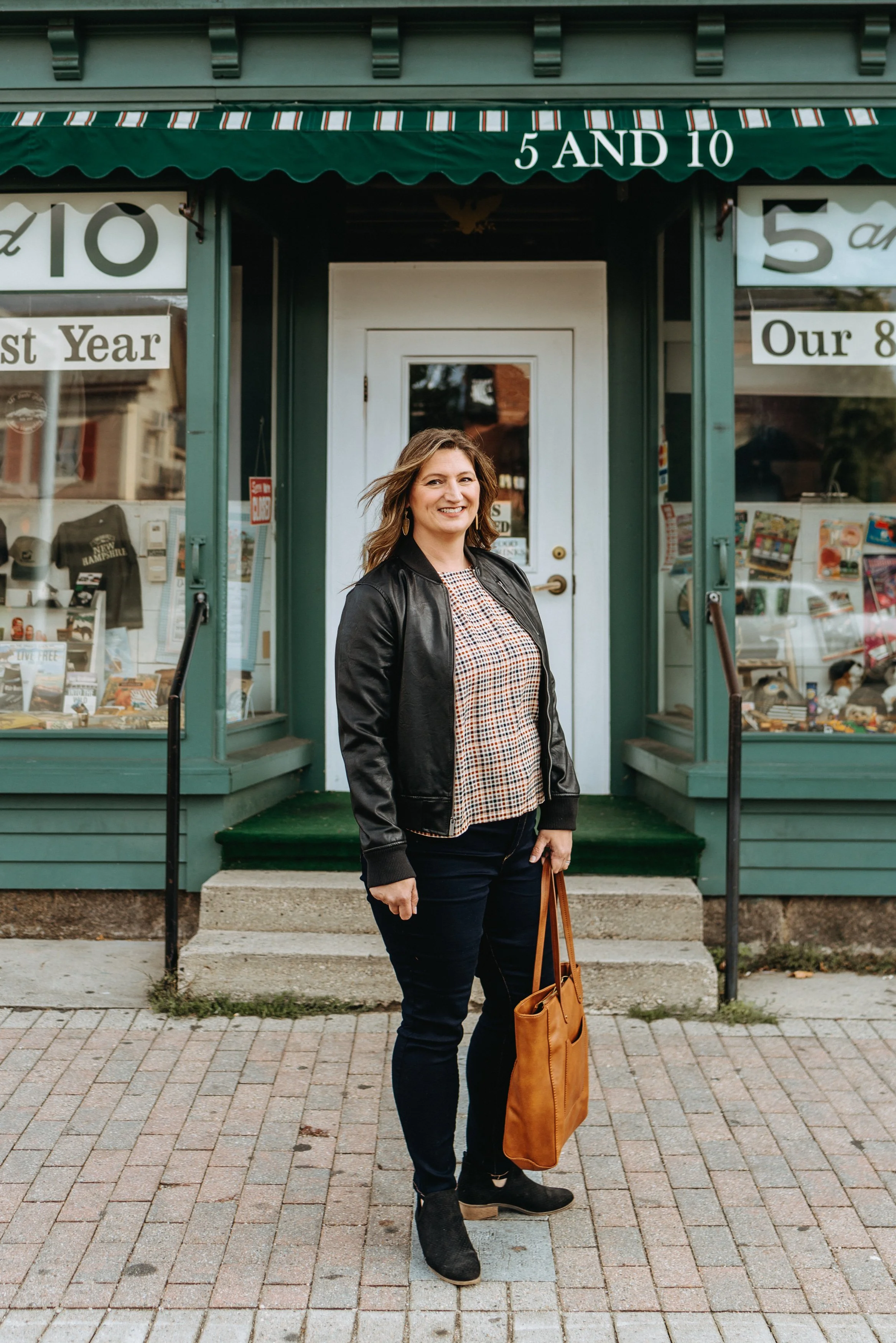 Owner Stephanie, of Red Maple Retreats. A vacation rental company located in North Conway, NH