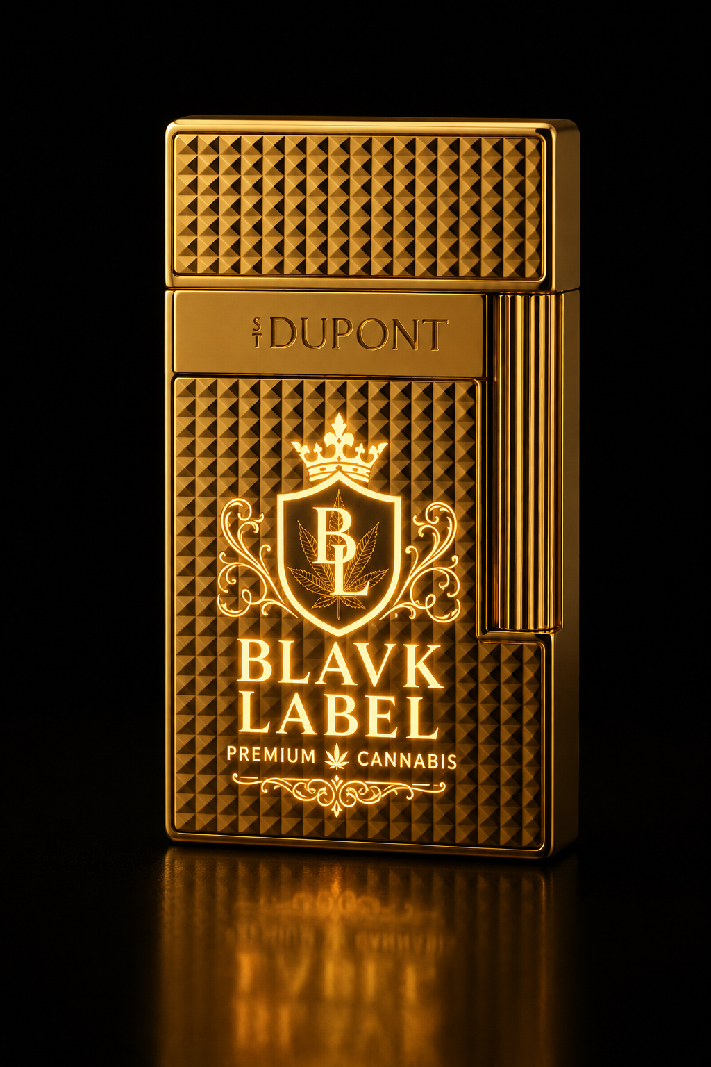 BLAVK LABEL Premium Signature Gold Lighter