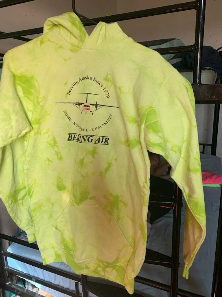Fundraising supplies donated from Bering Air