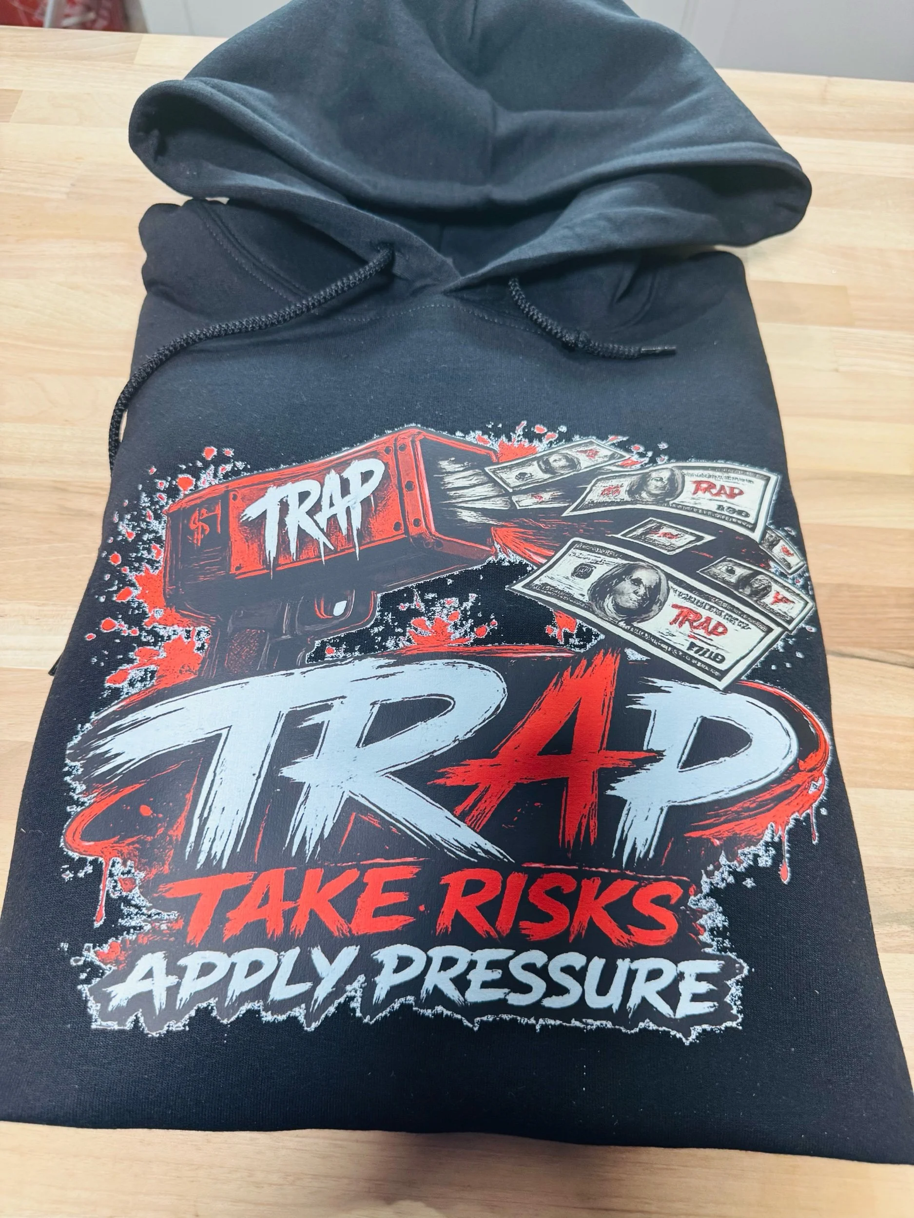 Red Money G*n Trap Hoodie