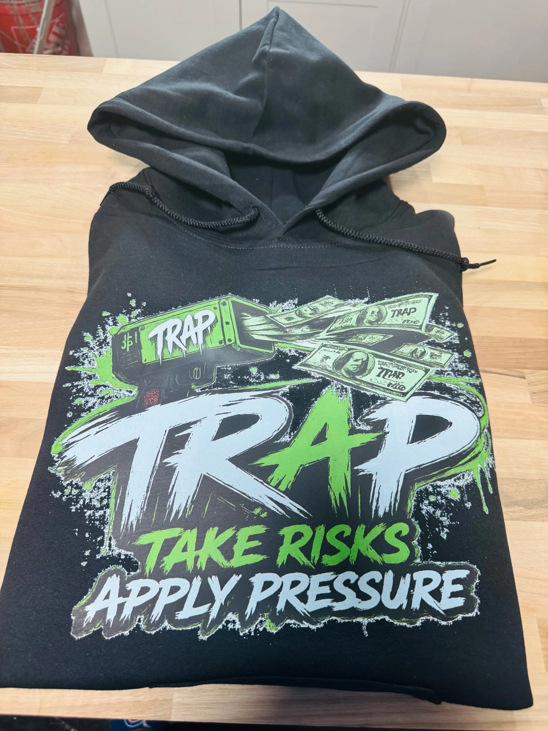 Green Money G*n Trap Hoodie