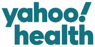 Yahoo! Health logo in blue text.