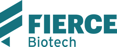 FIERCE Biotech logo with stylized blue text and graphic elements