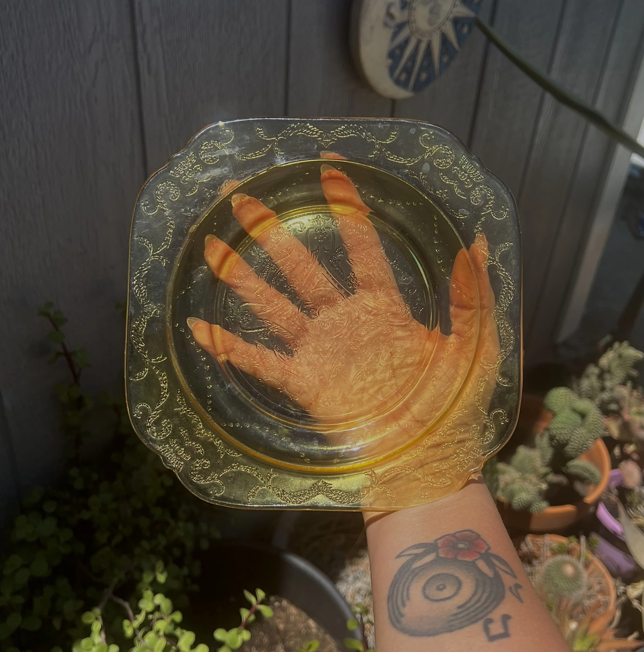 Vintage Madrid Depression Glass Plate