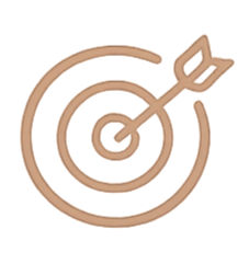Target with an arrow hitting the bullseye.