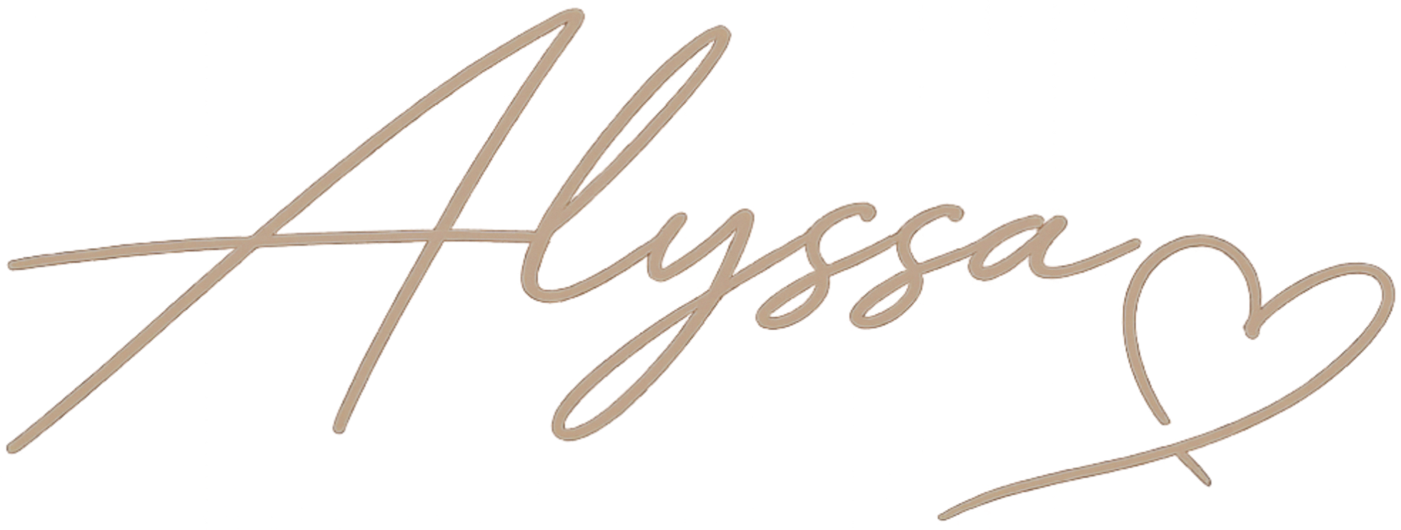 Alyssa signature.