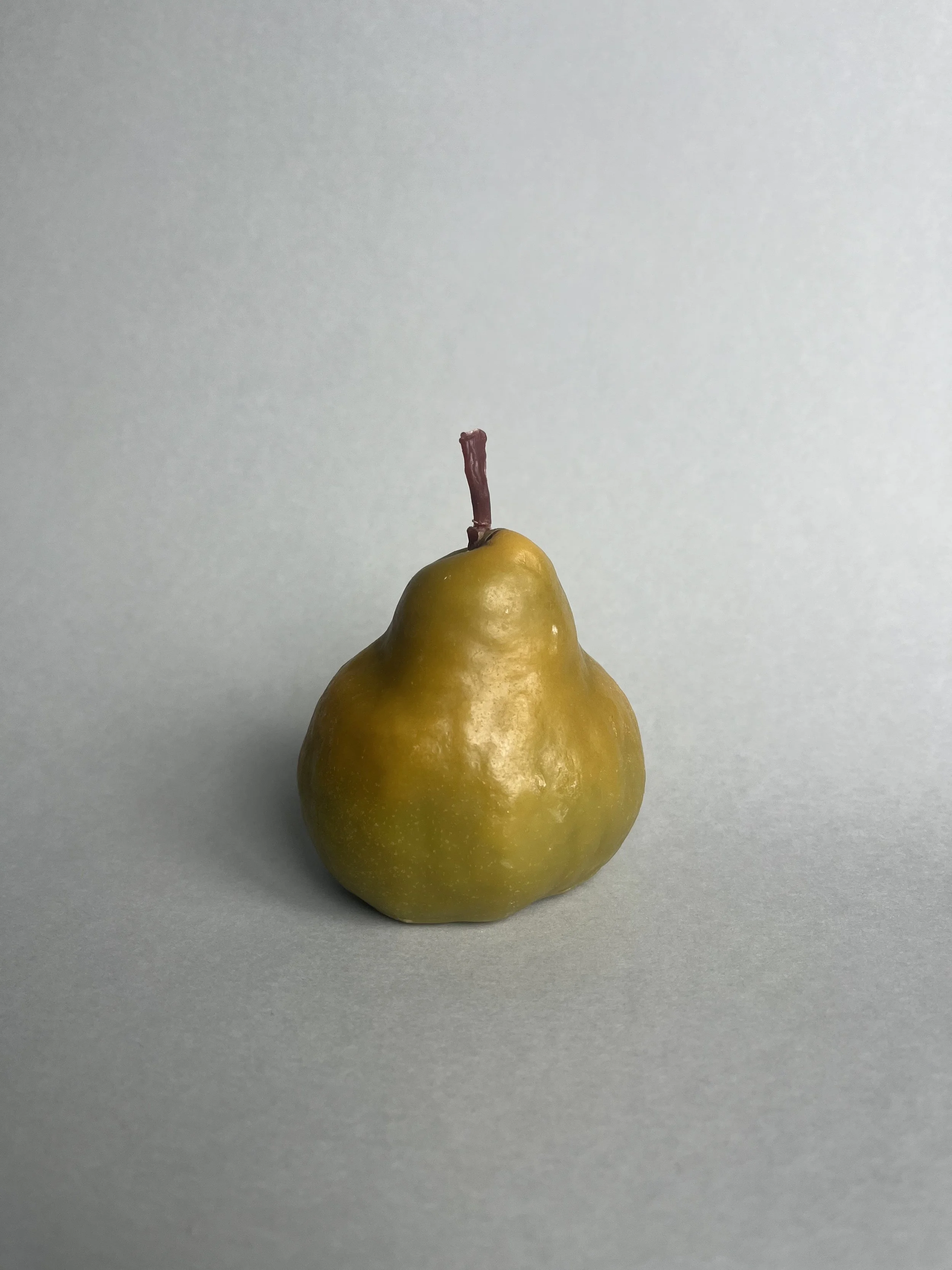 Beeswax Pear Candles - big size