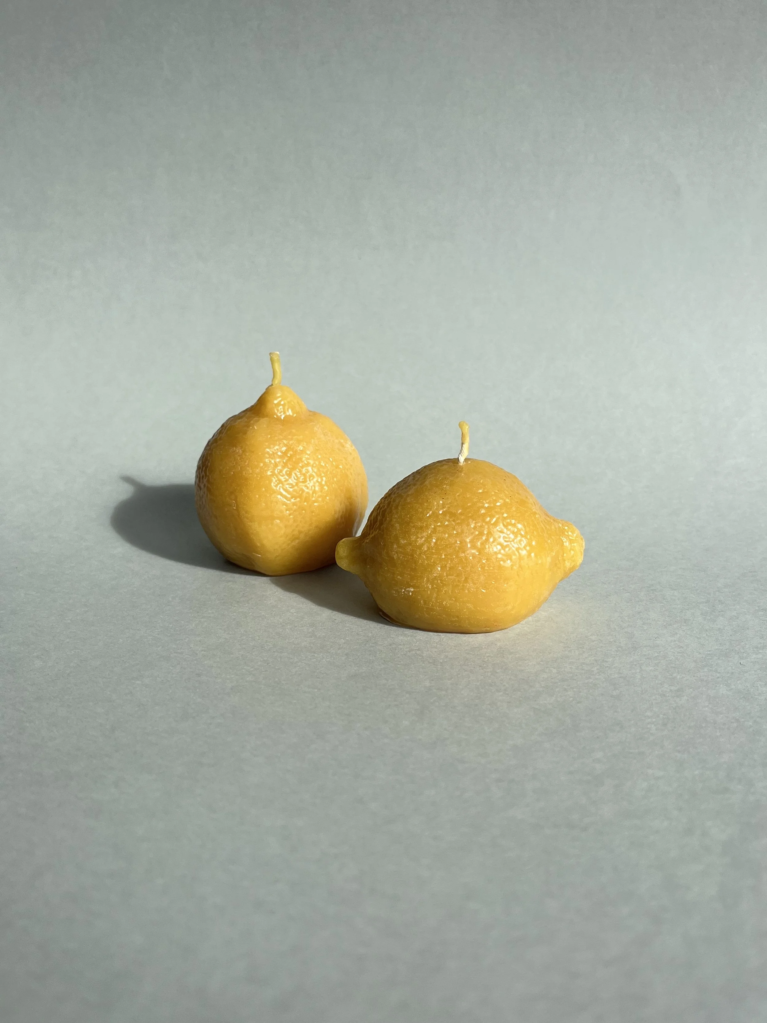 Beeswax Lemon Candles (Set of 2)