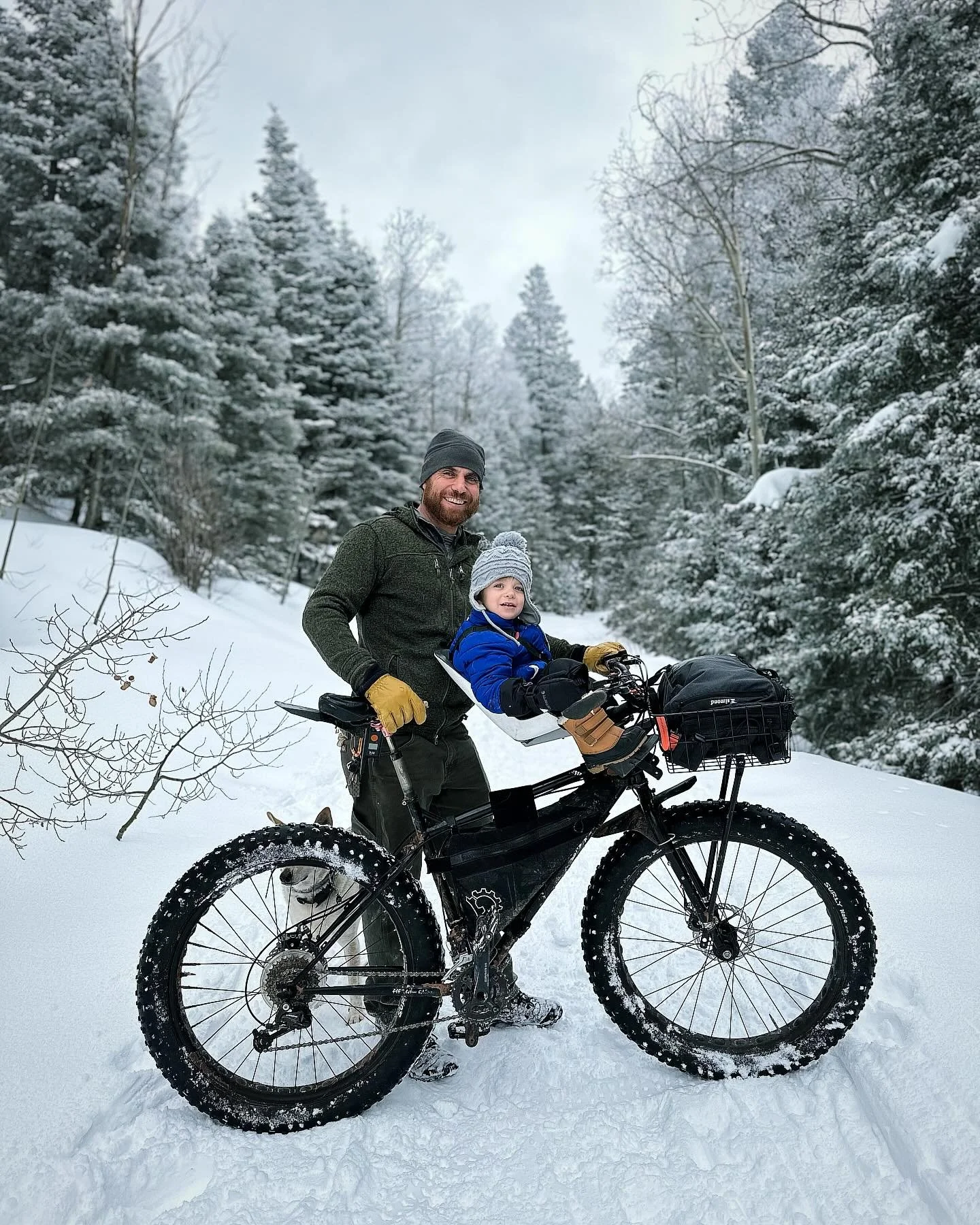 Snow pedal w/ the boys Mehedi n Rami. One for the books! @chamapedal