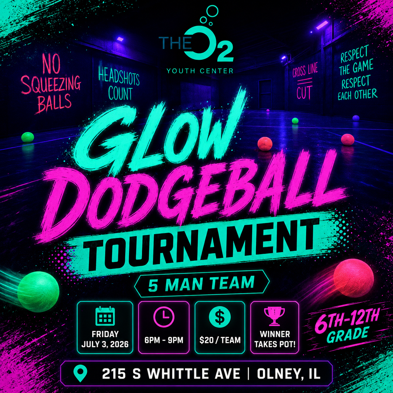 Glow Dodgeball Tournamanet