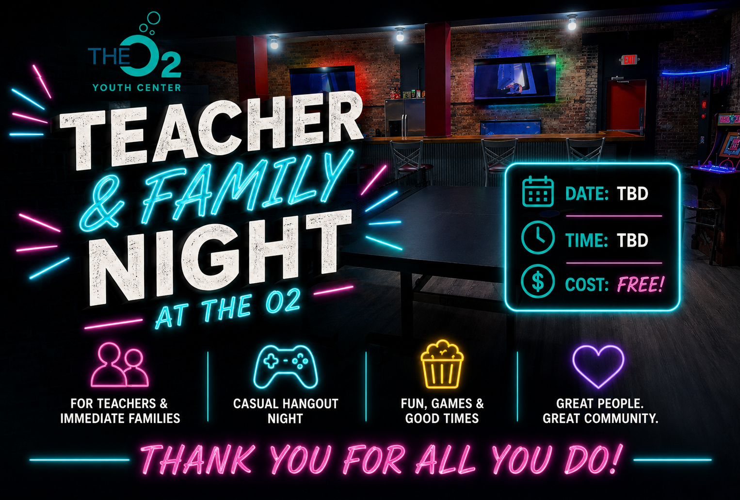 Teacher + Family Night at The O₂ (TBD)