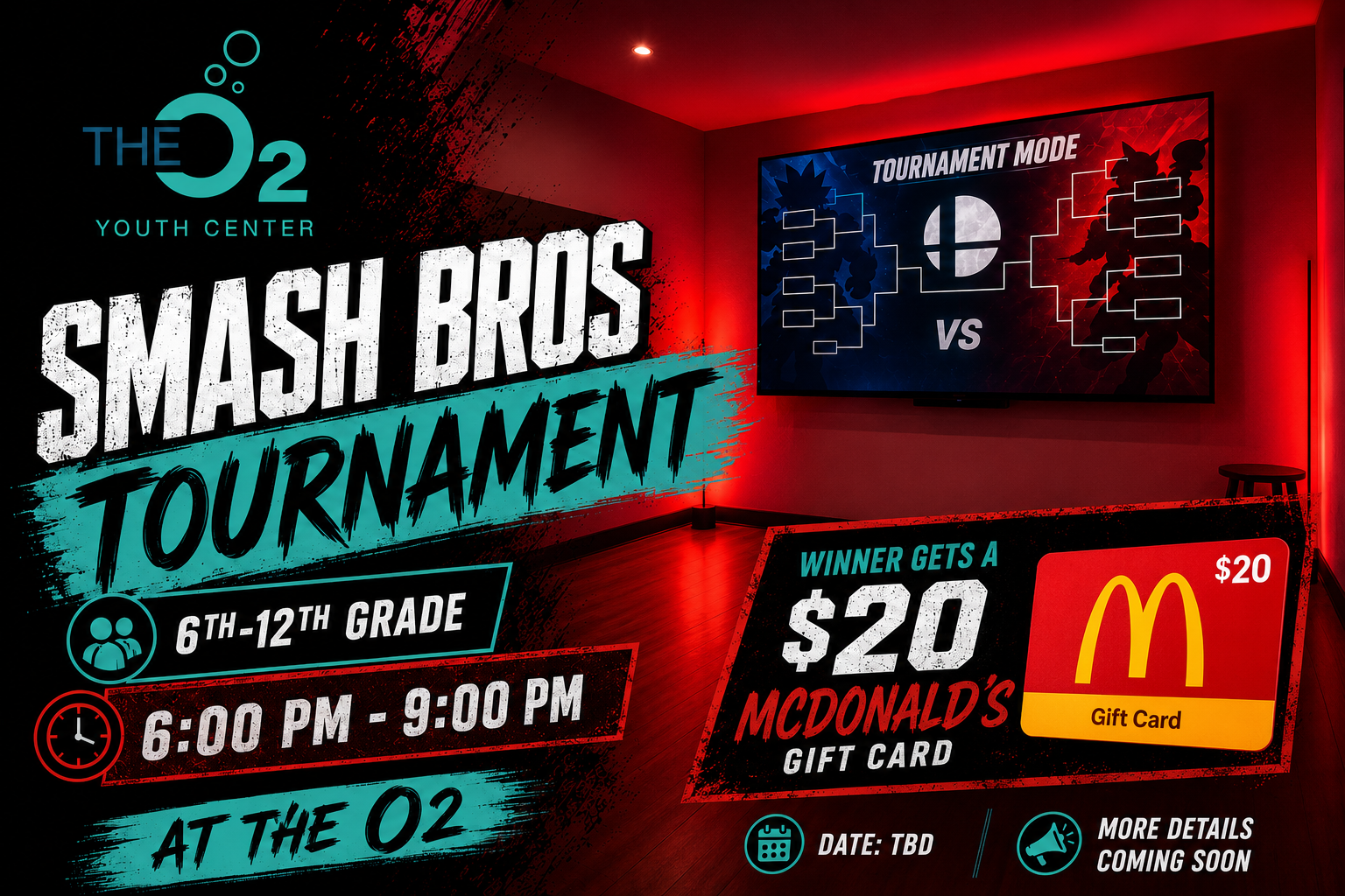 Smash Bros Tournament (6th-12th grade)