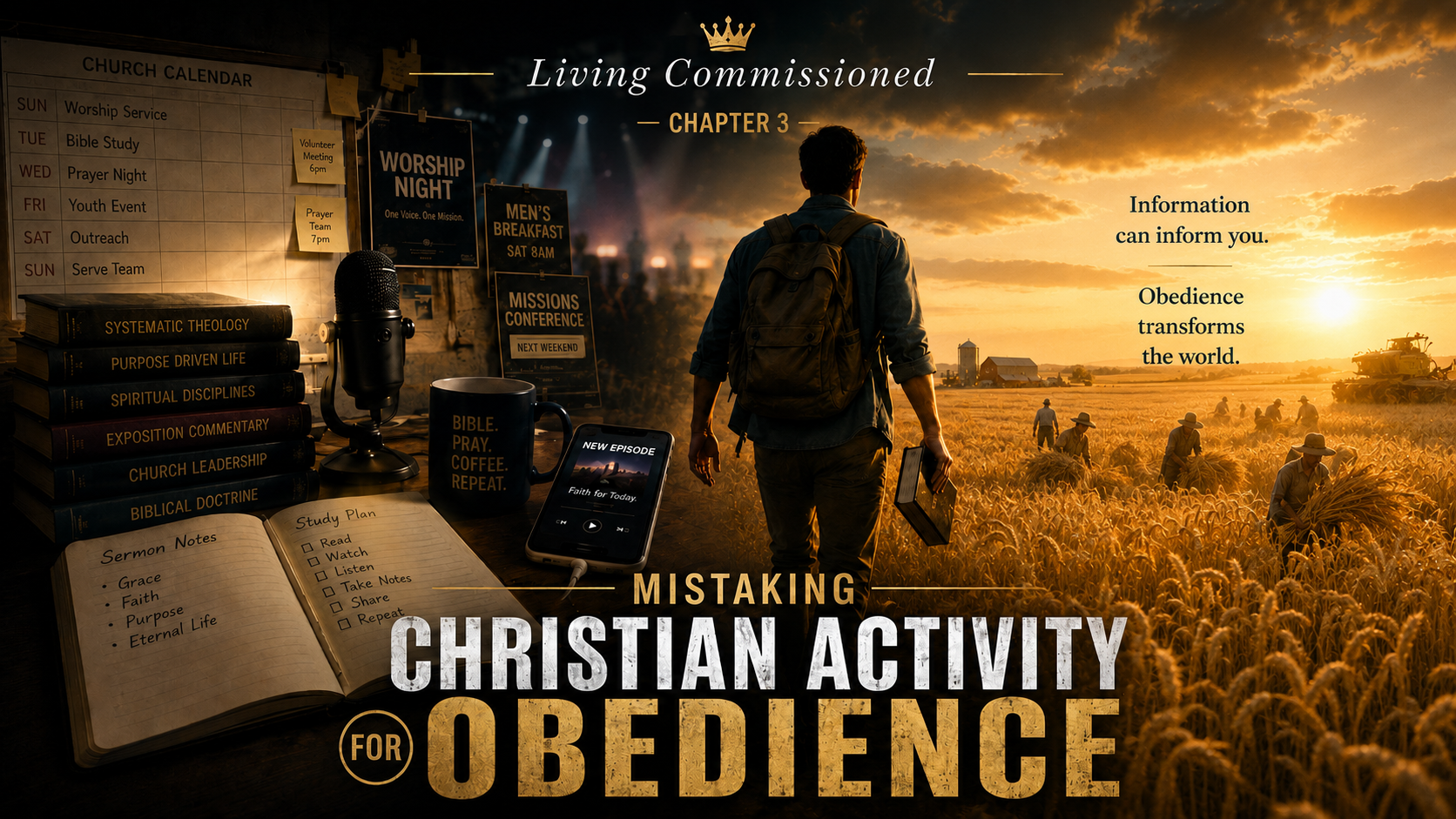 Mistaking Christian Activity for Obedience