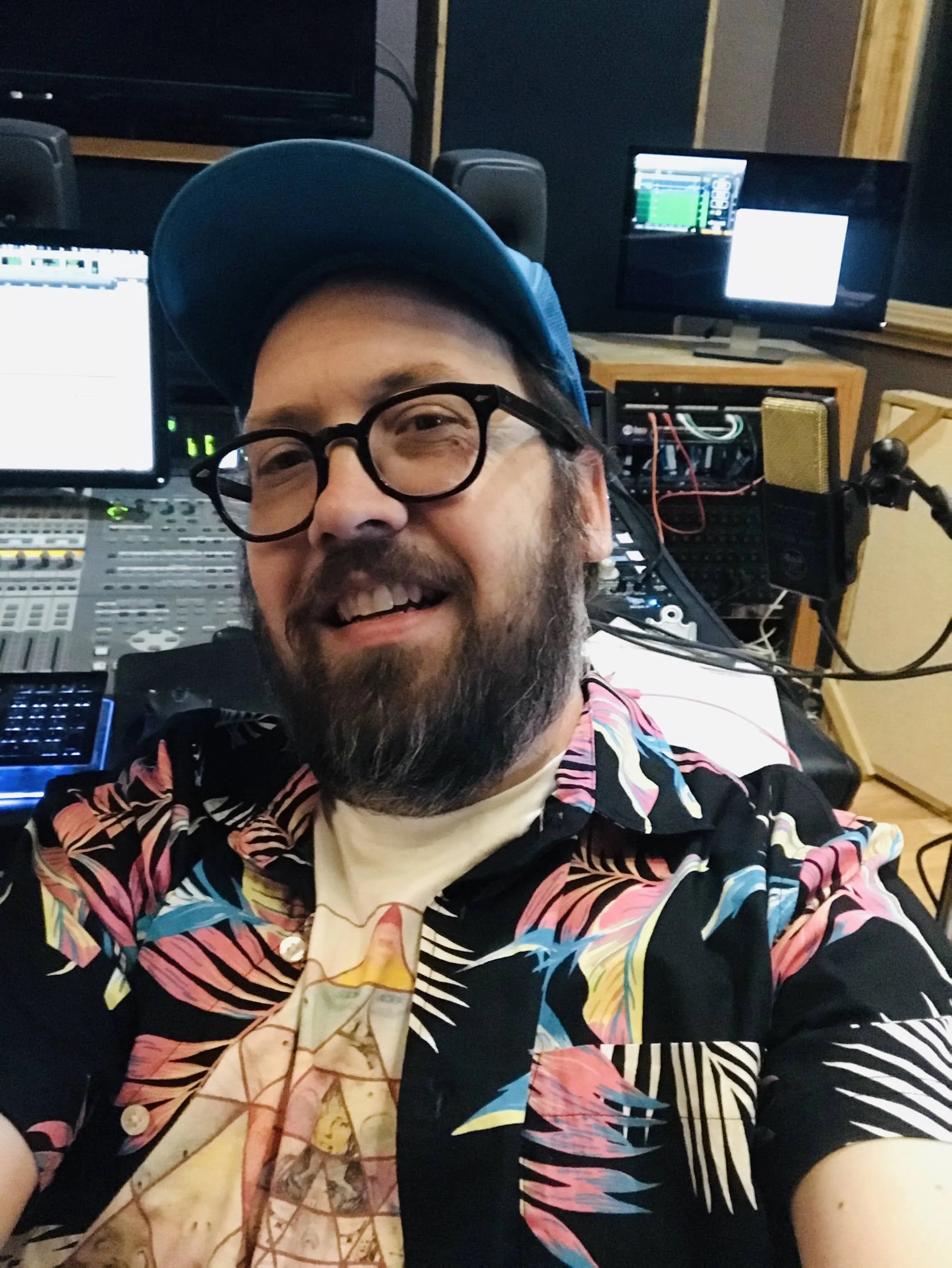 Eric in the studio.