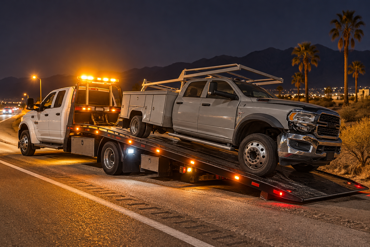 24/7 emergency towing