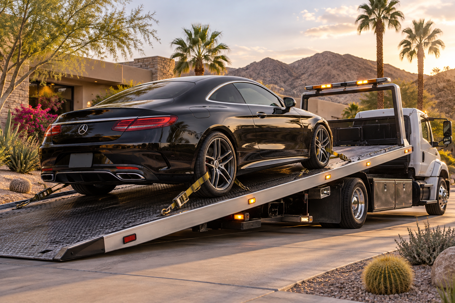 Exotic and luxury vehicle transport