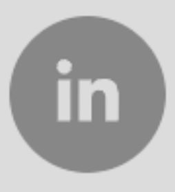 LinkedIn logo in grayscale