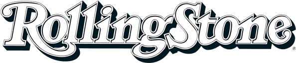 Rolling Stone magazine logo with stylized text.