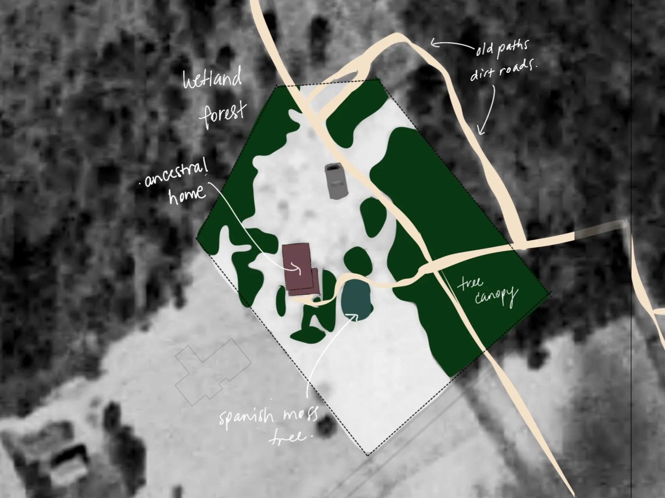 1951 aerial photo