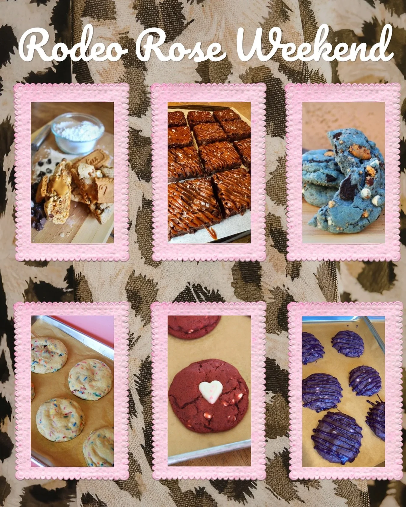 Need weekend plans?? It&rsquo;s a Rodeo Rose Weekend!!!🥳 

The best vibes with the best outfits! I can&rsquo;t wait to see you guys💖 It&rsquo;s this Saturday(7/25) from 10-2pm at @venue8600_official 

This is our last market with our summer menu:
&