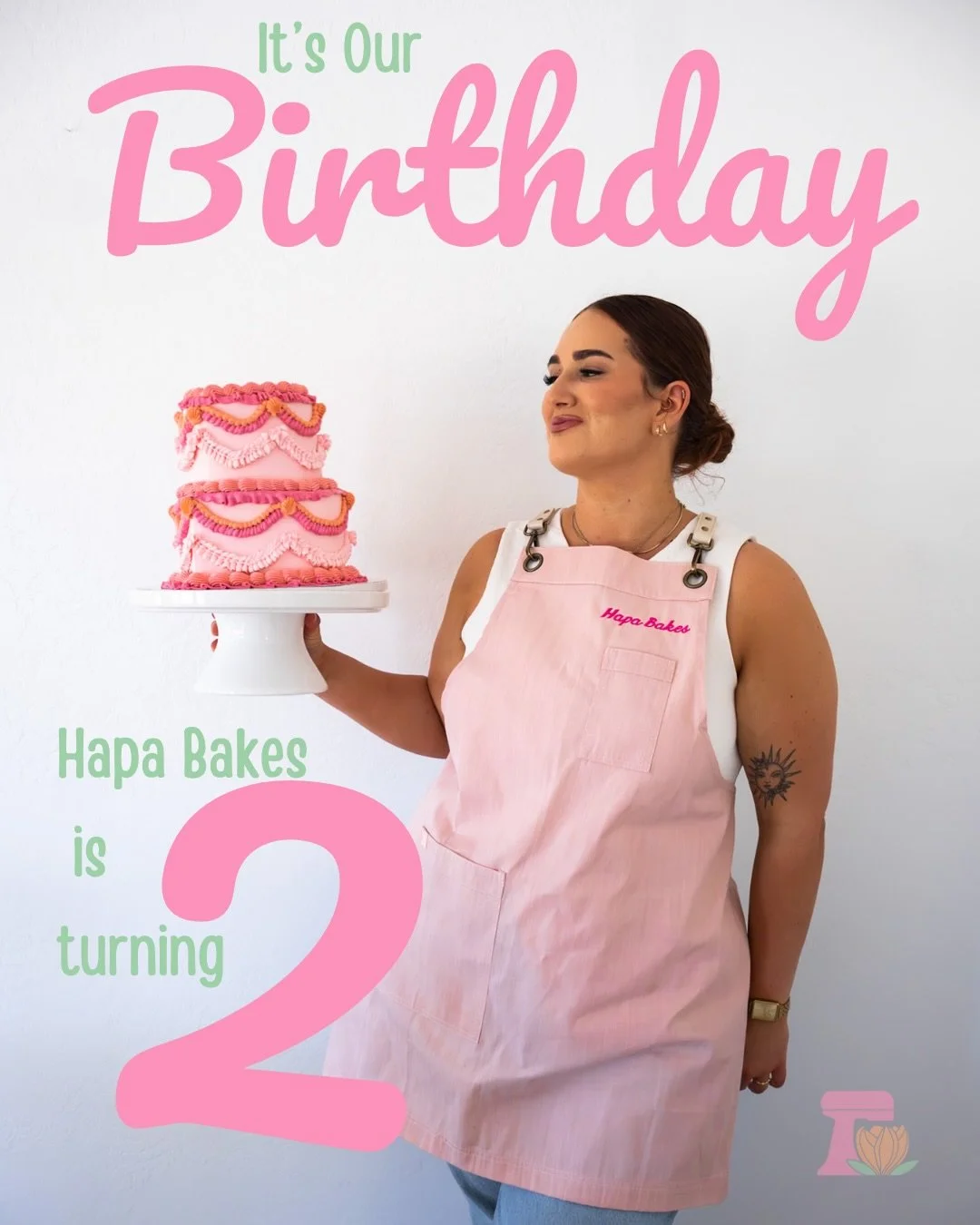🌺 TWO YEARS OF HAPA BAKES 🌺

Come celebrate 2 years of Hapa Bakes with a hands-on **Lei Cake Decorating Workshop!** 🎂🌺

We&rsquo;ll spend the morning decorating your very own tropical-inspired cake, enjoying some snacks, sipping on a dirty soda, 