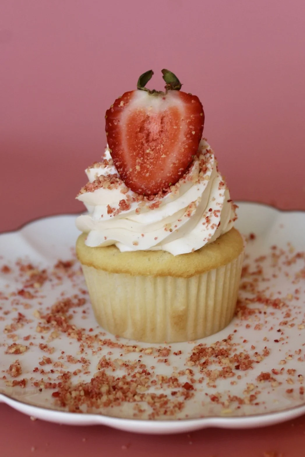 Strawberry Shortcake Cupcake