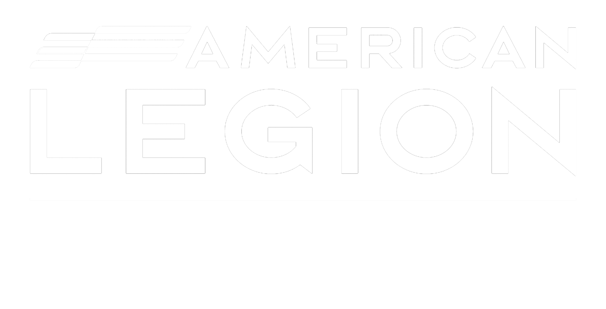 Logo of the American Legion Department of Delaware in black and white.