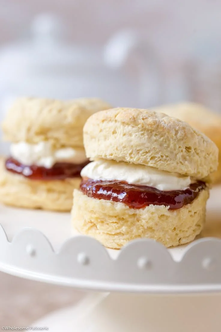 Mini Scone with Clotted Cream &amp; Strawberry Jam