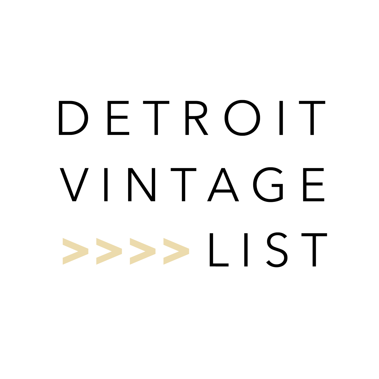 Detroit Vintage List