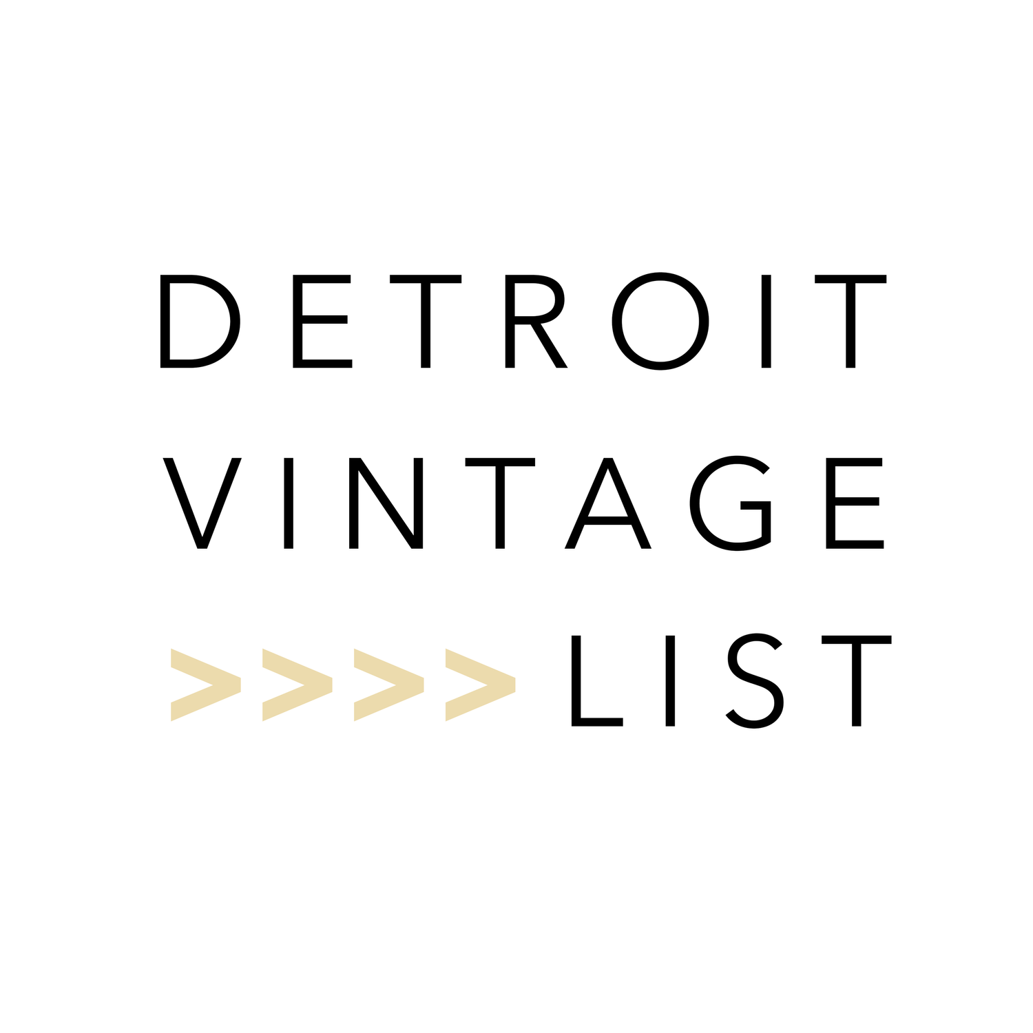 Detroit Vintage List