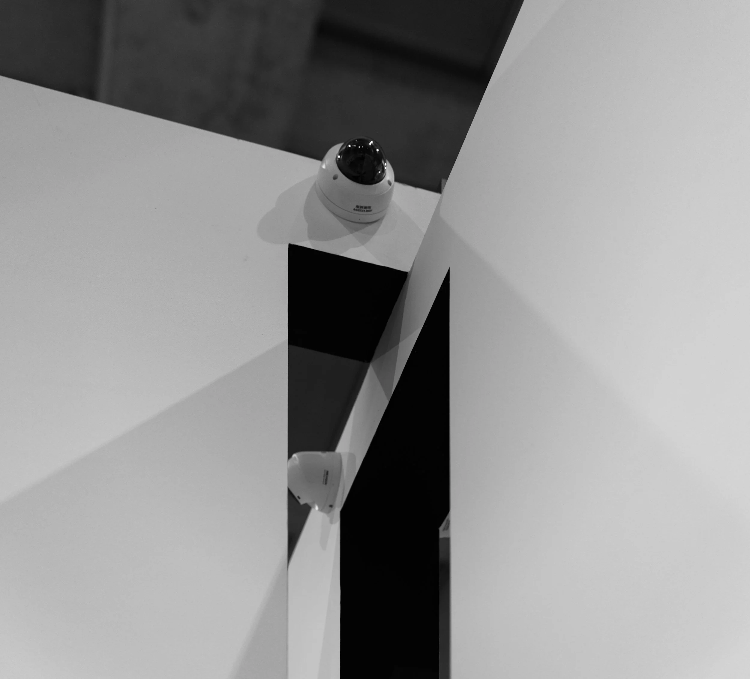 Commercial security camera installation