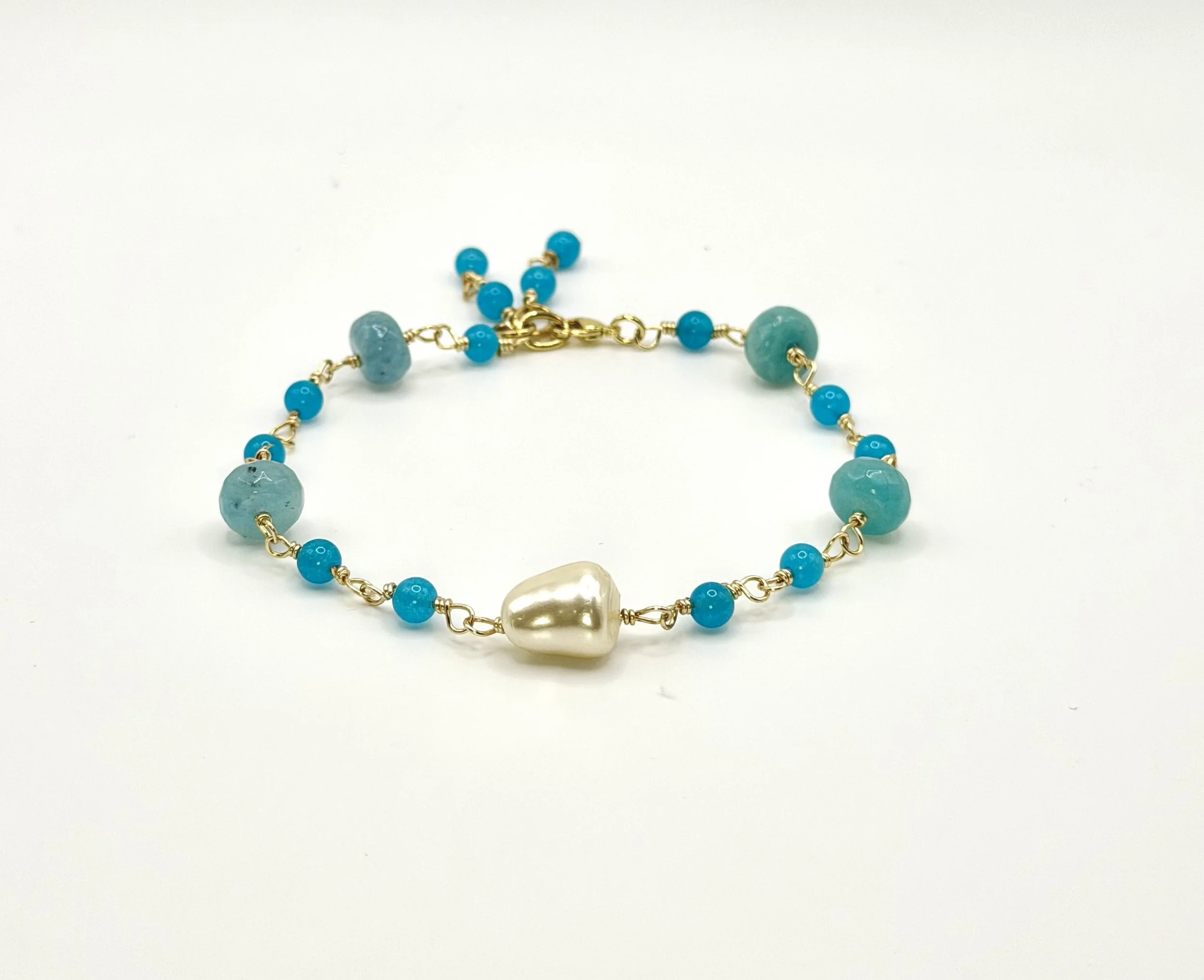 Mother of Pearl & Aventurine Bracelet