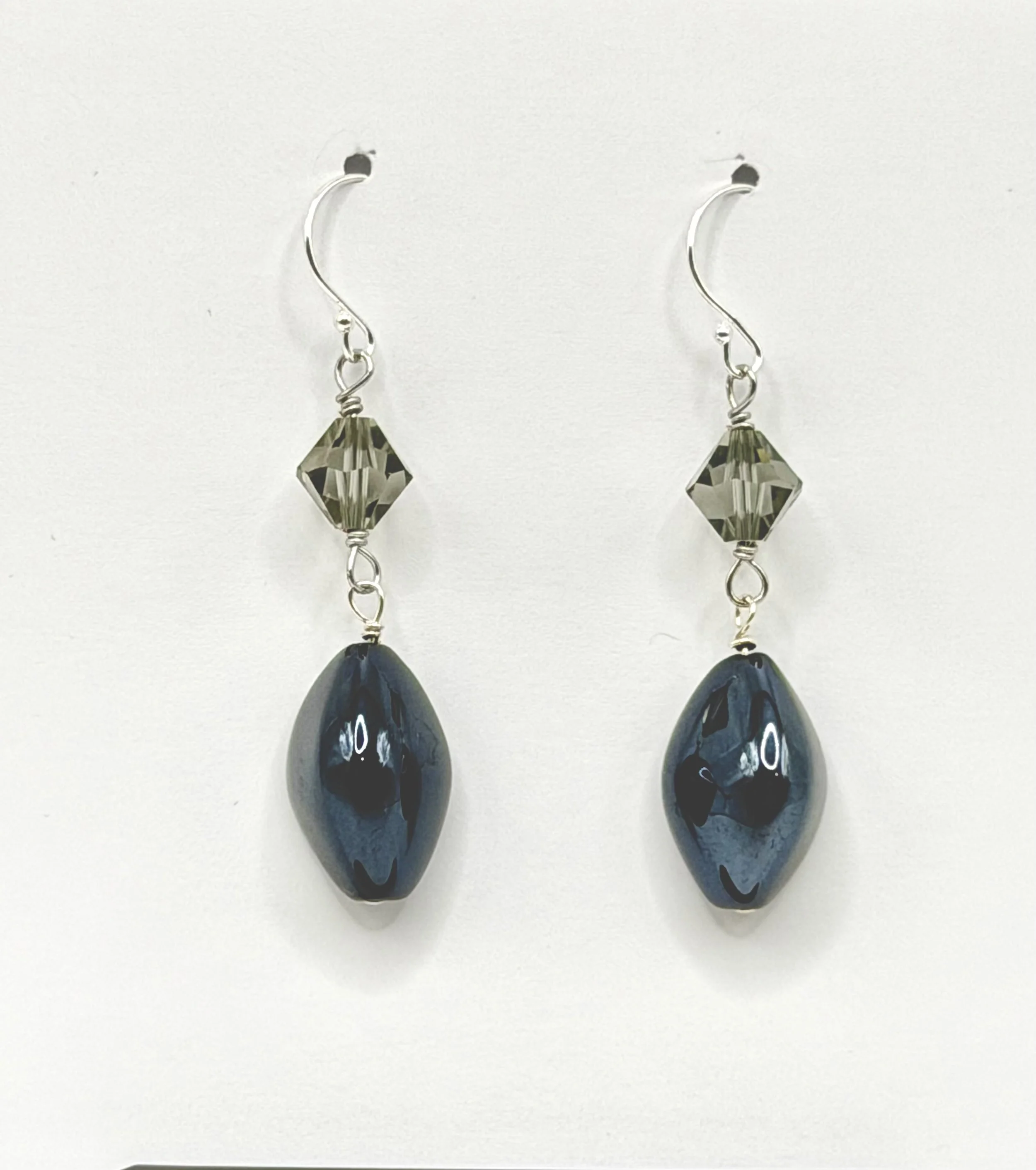 Blue Hematite & Crystal