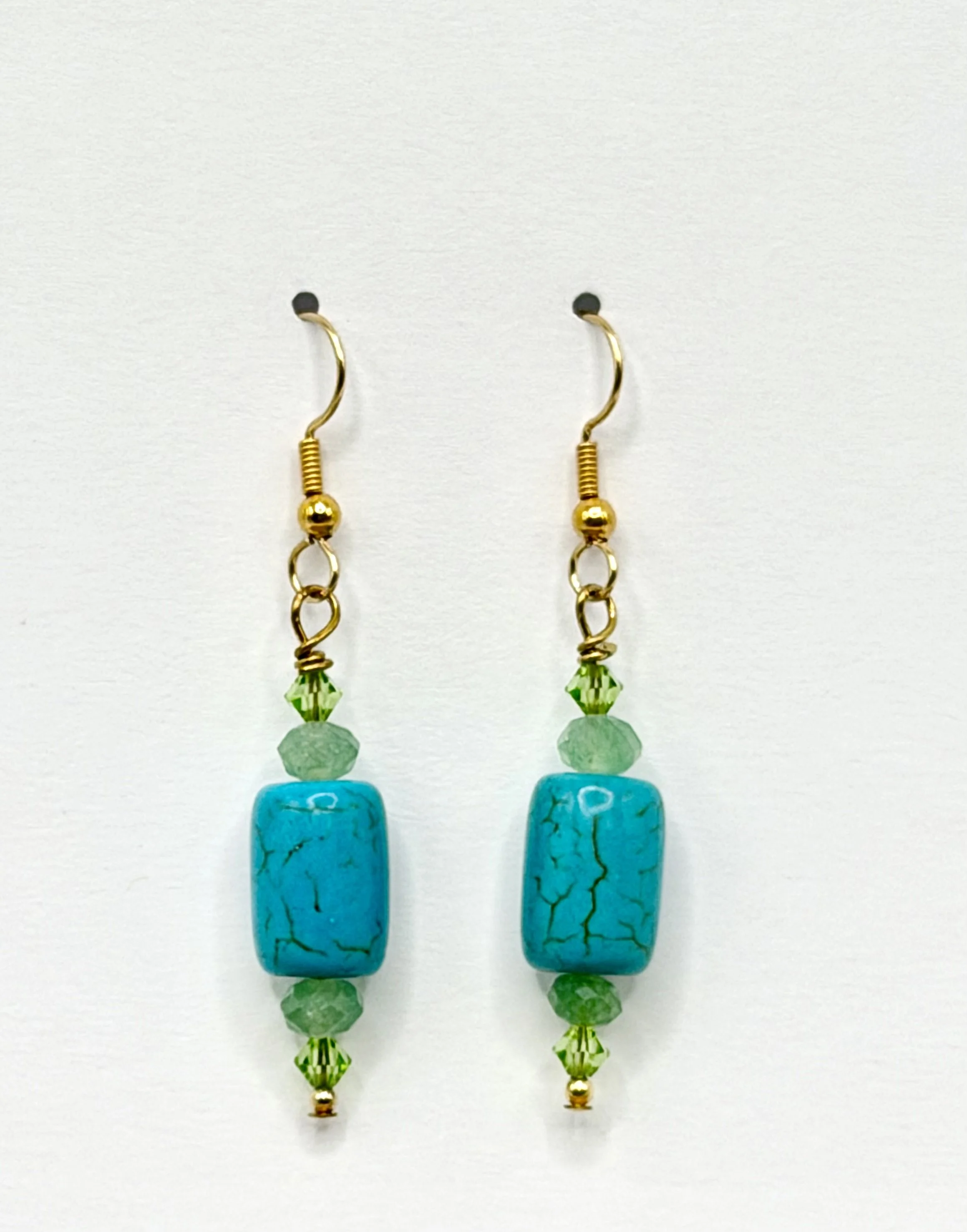 Magnesite & Aventurine Earrings