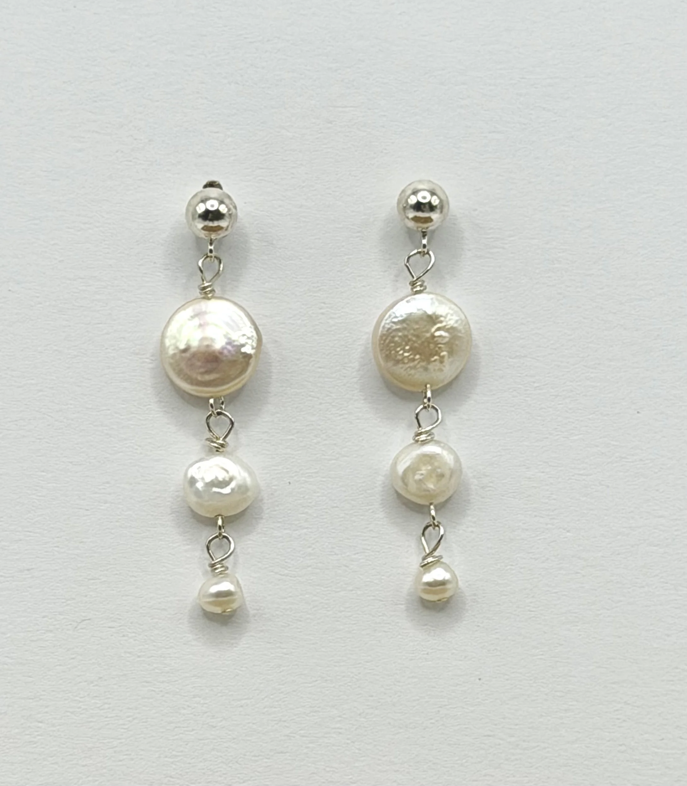 Freshwater Pearl Stud Earrings