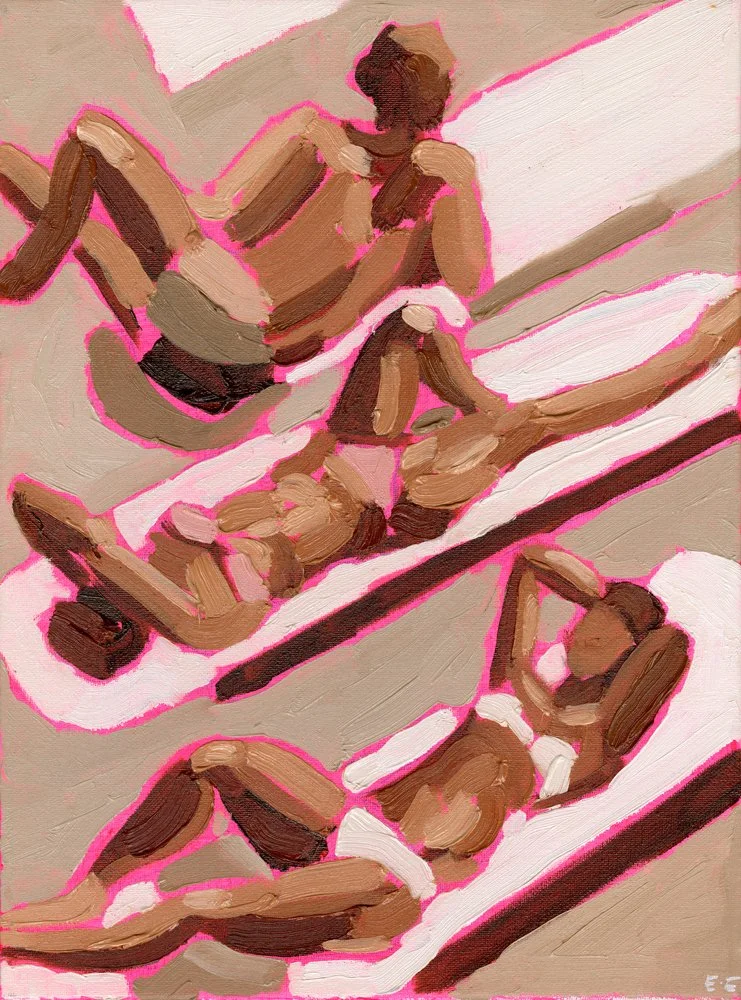 Bather's in St Barts Print