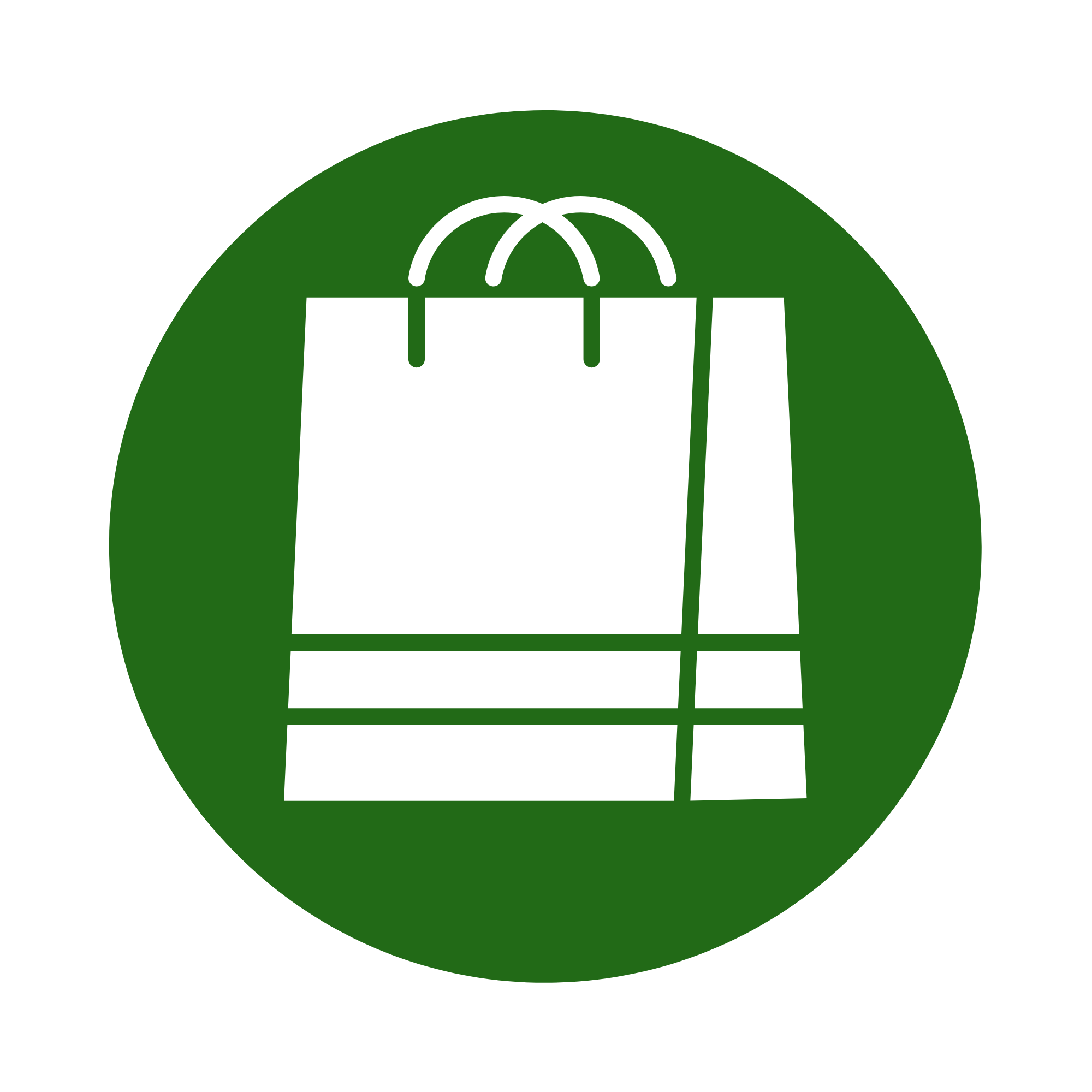 Shopping bag icon representing the Always Creekside shop