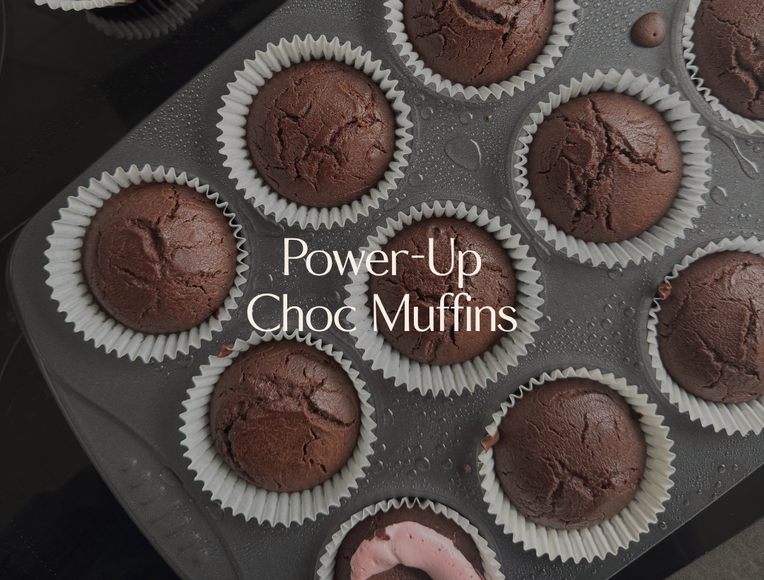 Power-up chocolate muffins, a naturopath-approved recipe for energy and gut health