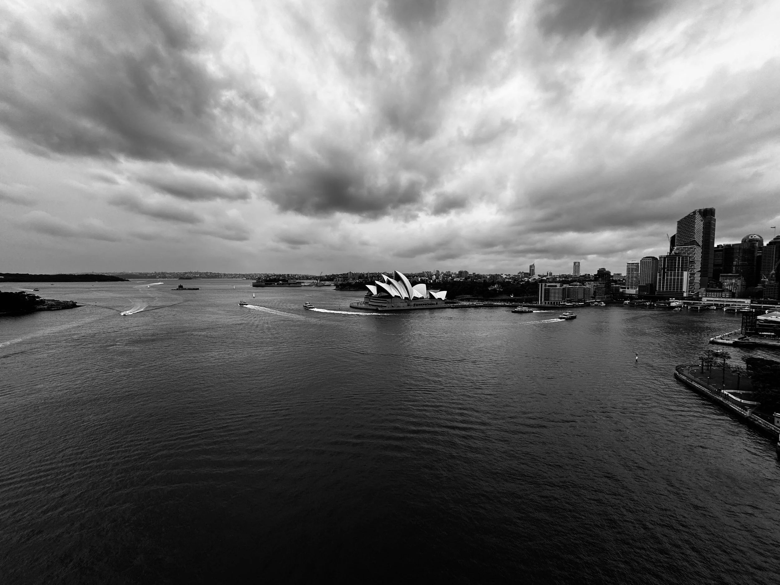 Aerial view of the Sydney Opera House