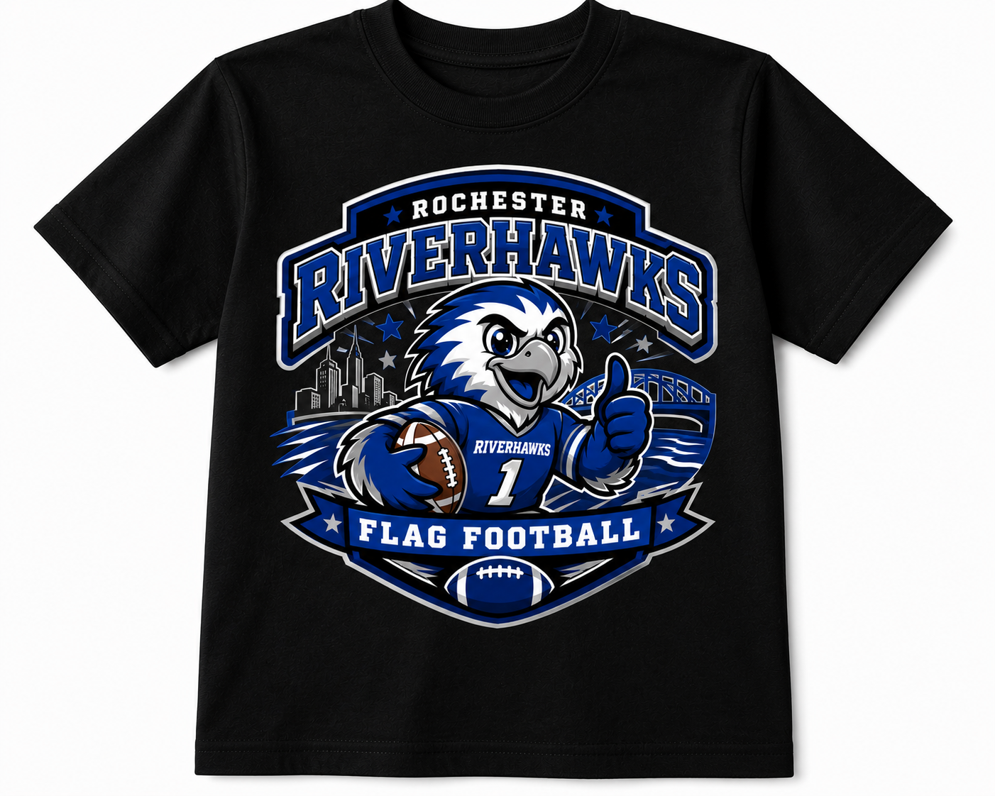Riverhawks Youth Flag Football T-Shirt
