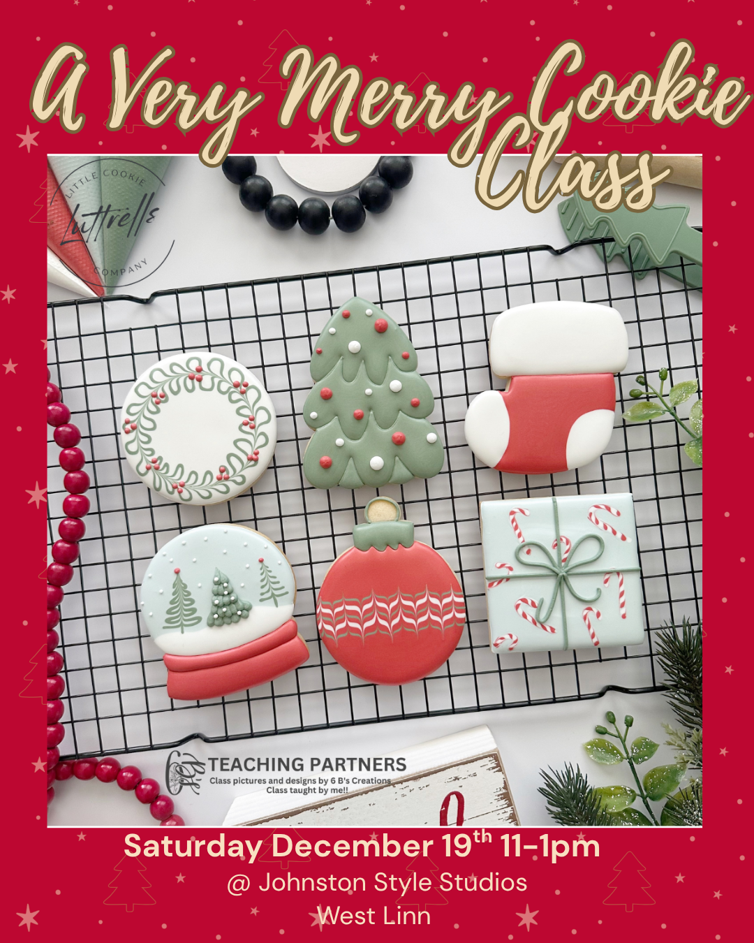 A Very Merry Cookie Class - Dec 19th